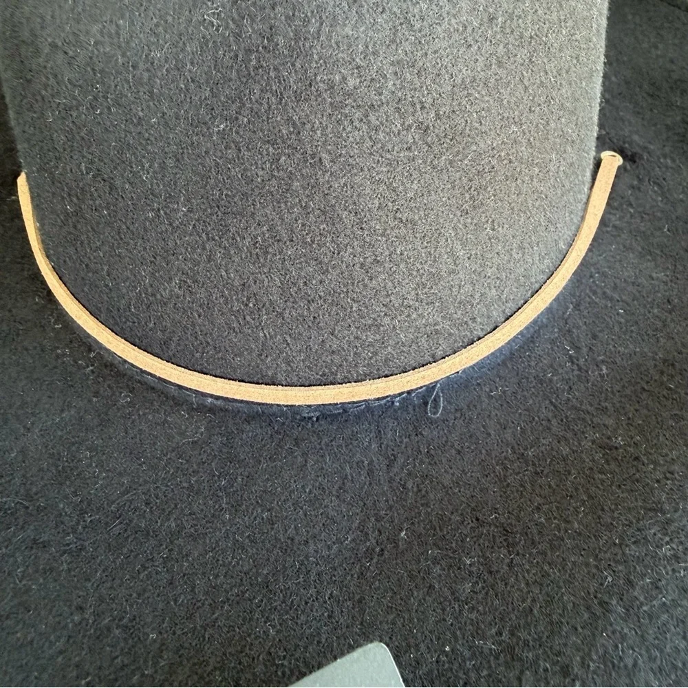 NWT Forever 21 Black 100% Wool Hat Fedora Cowboy Cowgirl